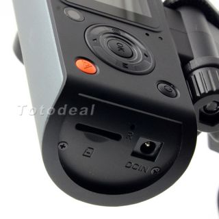 Full HD 1080p Dual Lens Car Camera Video Recorder DVR GPS G Sensor Black Box