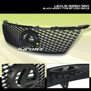 06 08 Lexus IS250 is350 Front Black Mesh Grille Grill