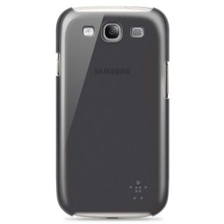 New Genuine Belkin Samsung Galaxy s III S3 Shield Sheer Case Cover Skin Black
