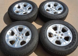 2014 Silverado Tahoe 1500 18" Factory Wheels Goodyear Tires P265 65R18 CLSD
