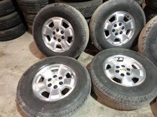 4 2011 Chevy Tahoe 17" Factory Alloy Wheels Goodyear Tires Silverado 131D
