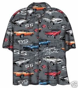 The Chevy SS Hot Rods Hawaiian Camp Shirt
