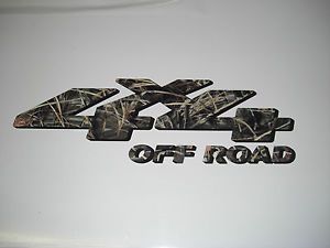 4x4 Camo Truck Decals Stickers Chevy GMC Dodge Ford Nissan ATV Decal Set of 2