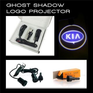 2pcs Kia Car Door Light Logo Ghost Shadow Projector LED Laser Welcome Light 2
