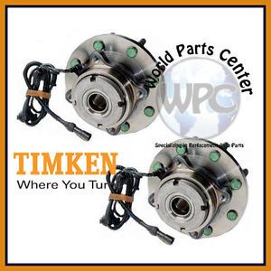 TIMKEN 2 Front Wheel Bearing Hub Assembly Ford Excursion F250 F350 F450 F550 ABS