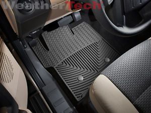Weathertech® All Weather Car Mats 2011 2012 Ford Super Duty Supercab Black