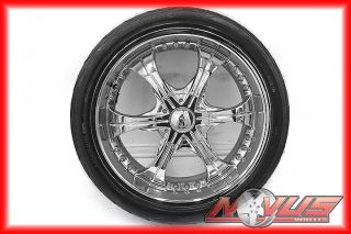 20" VCT Chrome Cadillac cts Wheels Yokohama Tires 5x127 5x115 18 24 22 21