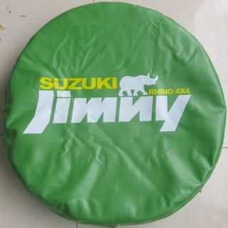 Suzuki Jimny Rhino Spare Wheel Tire Cover Protector PVC Pouch 25"26"27" Green S