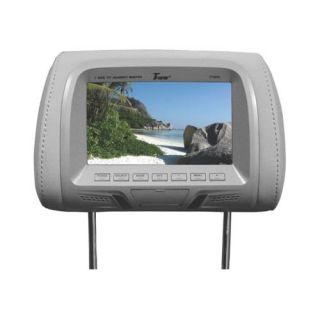 C60661 TView T726PLGR 7" Dual Gray Widescreen Headrest Car Monitors T726PL GR