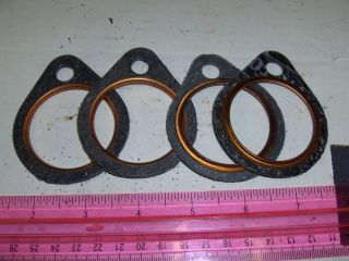 Harley Davidson Shovelhead Exhaust Gaskets with Fire Ring "Four"
