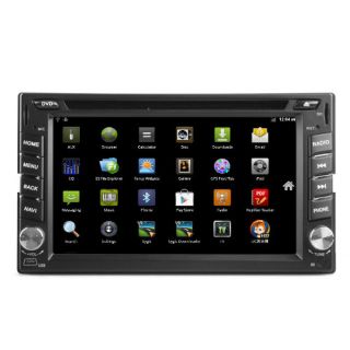 2014 Android 6 2" Double DIN 3G WiFi Car GPS CD DVD  Player Bluetooth Radio