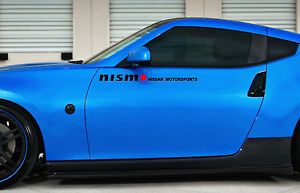 6 Nissan nismo Motorsport Sticker Decal Car Decals Pair GT R 350Z 370Z Altima