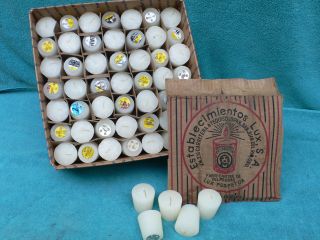 Vintage Mexican Votive Candles Large Priority Flat Rate Box Full