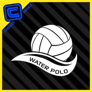 Water Polo Ball Team Sports Water Swim H2O Car Decals Stickers