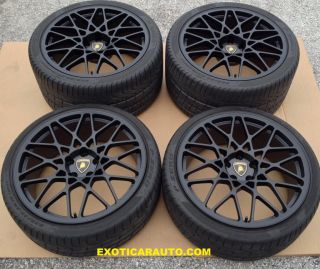 19 Lamborghini Gallardo Black Cordelia Wheels Tires Scorpius Rims LP570 LP560