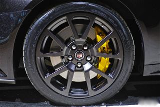 Set New Black Factory Cadillac CTSV 19 inch Wheels Michelin PS2 Tires cts V