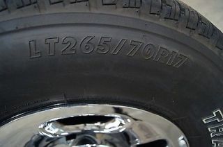 New Dodge RAM 2500 3500 8 Lug Chrome 17" Factory Wheels Rims Tires 2003 2013