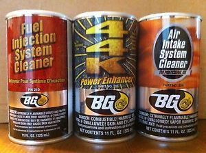 BG Products Air Intake Fuel Injector System Cleaner 44K Full Service Kit