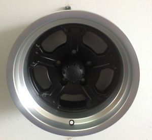 15" Granite Alloy GA8 Black Machined Wheel 15x8 5x4 75 19mm 5 Lug 5x120 65