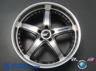 02 13 350Z 370Z 02 09 G35 94 04 Mustang Axis Shine 20 Staggered Wheels Rim 5x4 5