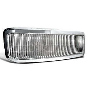 2005 2007 Ford F250 F350 Truck Front Hood Grill Vertical Grille Chrome