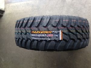 33x12 50x18 33 12 50 18 Thunderer MT 10 Ply Mud Tire Set of 4