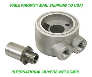 Empi 9247 Universal Oil Filter Sandwich Adapter VW Rail Buggy Bug Ghia Thing Bus