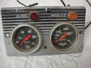 Auto Meter Oil 100lbs and Water Temp 280' Gauges