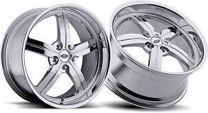 22 inch Staggered Huntington Bolsa Chrome Wheels and Tires Package