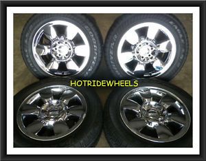 20" GMC Yukon Denali Sierra Chrome Clad Wheels Tires 275 55 20 5419 940B