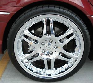 Mercedes 18 in Brabus Monoblock 6 Style Rims Chrome 18 8 5 18 9 5 E350 S500 AMG