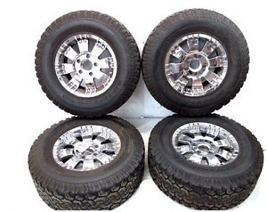 BF Goodrich Tires LT285 70R17 All Terrain T A KO Tire with Chrome 17" Wheels