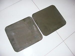 Original Early Slat Willys MB VEP Ford GPW Pair Tool Box Covers G503 WW2 Jeep