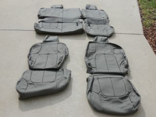 Nissan Frontier Crew Cab Leather Seat Covers Interior Seats 2008 2009 Grey