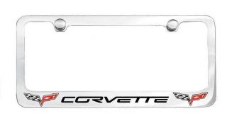 C6 Corvette Engraved License Plate Frame