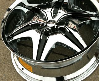 Akuza Big Papi 712 20" Chrome Rims Wheels Benz CLK320 CLK430 20 x 8 5 5H 45