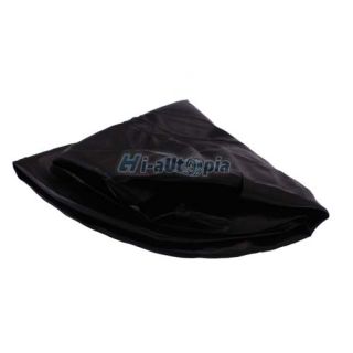 Black PVC Leather Spare Tire Cover Diameter 29 9 Inch