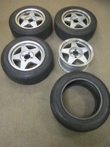 Mustang Wheels 4x108 4x4 25 and Dunlop GT Qualifier Tires P205 60HR15