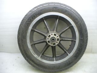 Harley AMF 9 Spoke 16 x 3 00 Rear Mag Wheel and Avon Tire 40987 74