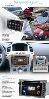 7" Car DVD CD Radio Stereo Player GPS iPod  for Opel Vauxhall Astra Head Unit