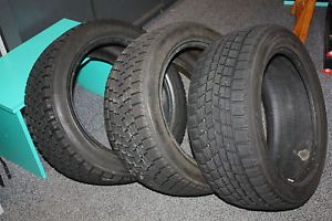 Lot of 3 Bridgestone Blizzak WS50 Studless Winter Snow Ice Tire 245 45 R17