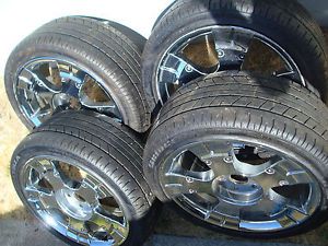 Bridgestone Run Flat Tires on Lexus SC430 Chrome Rims