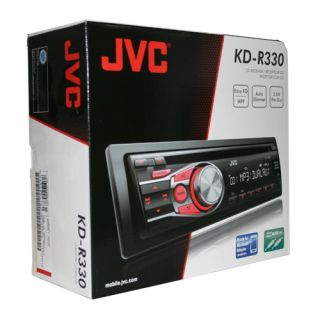 New JVC KD R330 Car Stereo CD  Player Receiver Head Unit iPod iPhone Radio 046838047831