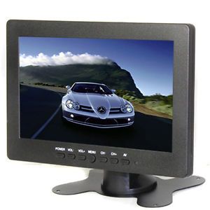 7 inch TFT 16 9 Car LCD Camera Stand Monitor 3CH Video Input
