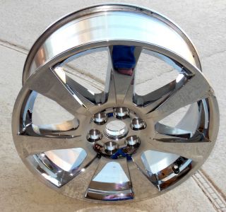 2010 2012 Cadillac SRX Wheel 20 x 8 0J x 53 Chrome Clad 7 Spoke Free SHIP
