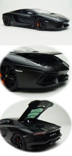 1 18 Autoart Diecast Lamborghini Aventador LP700 4 Matt Black 74661 FreeShip