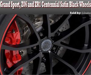 C6 Corvette Centennial Special Edition Z06 Grand Sport or ZR1 Rims Wheels