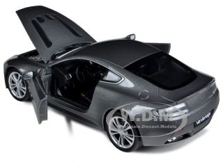 2010 Aston Martin V12 Vantage Grey 1 24 Diecast Car Model by Welly 24017