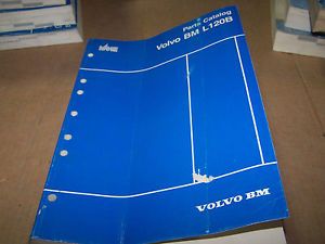 Volvo BM L120B Wheel Loader Parts Catalog Manual
