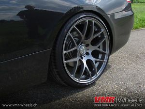 19" VMR V710 Gunmetal Wheels Rims Staggered Fit Hyundai Genesis Coupe 2010